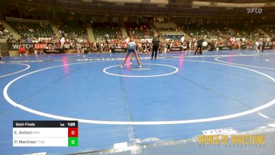 135 lbs Semifinal - Emma Antoni, PINnacle vs Parker Martinez, Team Tulsa Wrestling Club