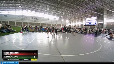 130 lbs Round 3 (4 Team) - Riker Ohearon, Utah Gold vs CHASE BOOZER, West Coast Riders