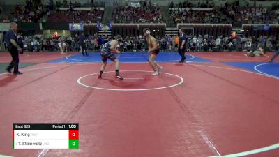 151 lbs Semifinal - Trace Steinmetz, Lockwood Wrestling Club vs Koda King, Ronan Wrestling Club