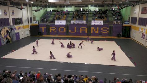 Clemson Tiger Guard "Clemson SC" at 2024 WGI Guard Charlotte Regional