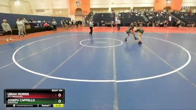 125 lbs Cons. Round 2 - Uriah Morris, Pitt-Bradford vs Joseph Cappello, Scranton