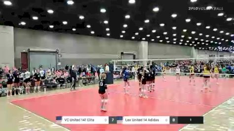 VC United 141 Elite vs Lex United 14 Adidas - 2022 JVA World Challenge presented by Nike - Expo Only