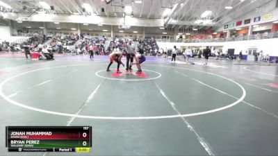 157 lbs Cons. Round 2 - Jonah Muhammad, Baker (Kan.) vs Bryan Perez, Waldorf (Iowa)