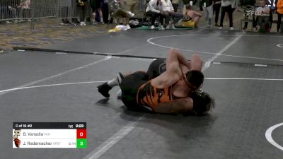 197 lbs C Of 16 #2 - Ben Vanadia, Purdue vs Justin Rademacher, Oregon State