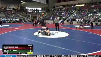 6A 138 lbs Quarterfinal - Christopher Dye, Cabot vs Kaden Mccrary, Heritage