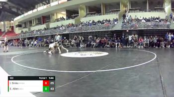 160 lbs Round 1 (3 Team) - Ethen Allen, Garden City vs Isaac Sinks, Manhattan
