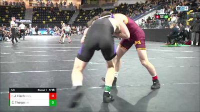 141 lbs Cons. Round 5 - Jager Eisch, Minnesota vs Connor Thorpe, Northern Iowa