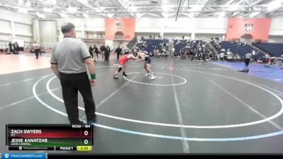 184 lbs Cons. Round 5 - Zach Swyers, RIT vs Jesse Kanatzar, John Carroll