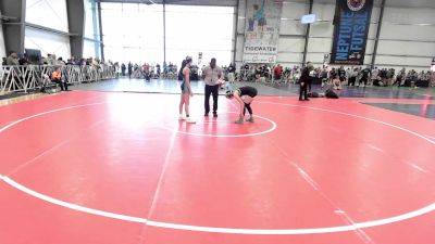 100 lbs Round Of 32 - Samantha Van Der Weken, VA vs Emelly Diaz Santos, NJ