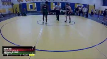 145 lbs Finals (2 Team) - Sean Dei, Backyard Boyz Black vs Kendall Chance, Camden 2