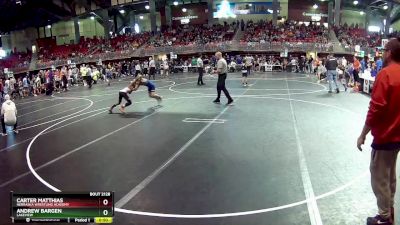 70 lbs Champ. Round 2 - Andrew Bargen, Lakeview vs Carter Matthias, Nebraska Wrestling Academy