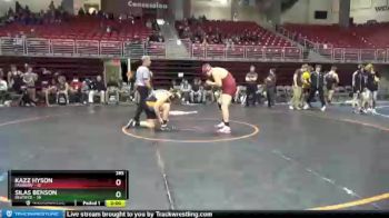 285 lbs Round 5 (8 Team) - Silas Benson, Beatrice vs Kazz Hyson, Fairbury