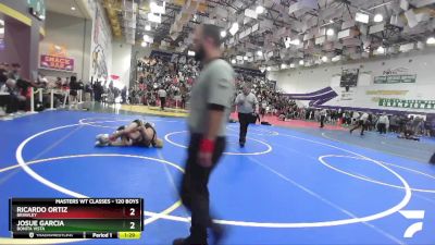 120 Boys Semifinal - Josue Garcia, Bonita Vista vs Ricardo Ortiz, Brawley