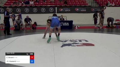 75 kg Cons 16 #2 - Carter Brown, Xtreme Training vs Sam Howard, Maurer Coughlin Wrestling Club