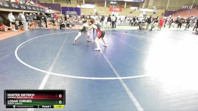 164-170 lbs Round 1 - Hunter Dietrich, Samurai Wrestling Club vs Logan Vorhies, North Dakota