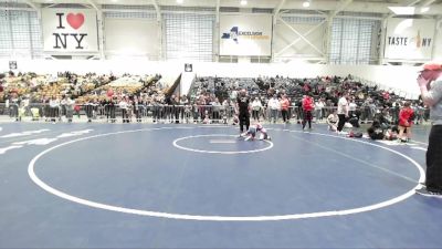 57 lbs Quarterfinal - Bennett Black, Club Not Listed vs Toby Curcio, Journeymen Wrestling Club