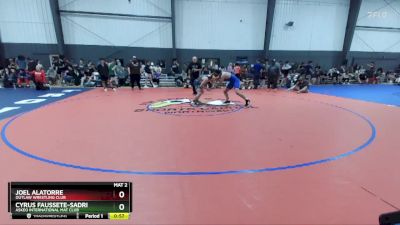 157 lbs Cons. Round 1 - Joel Alatorre, Outlaw Wrestling Club vs Cyrus Faussete-Sadri, Askeo International Mat Club