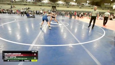 125 lbs Semifinal - Walker Adkisson, Centralia Wrestling Club-AAA vs Trey Hoette, Harrisonville Youth Wrestling Club-AAA