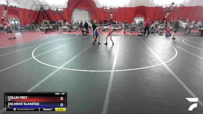 97 lbs Cons. Round 1 - Collin Frey, WI vs Zacarias Slaastad, IL