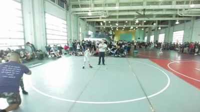 61 lbs Rr Rnd 3 - Luca Kling, Canyon Springs Youth vs Jay Abeita, Valley Vikings Wrestling