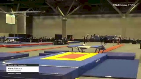 Meredith Asta - Double Mini Trampoline, Airborne Academy - 2021 USA Gymnastics Championships
