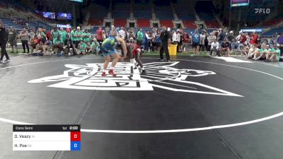 182 lbs Cons Semi - De'Alcapon Veazy, Indiana vs Hoke Poe, Georgia