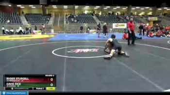 152 lbs Round 3 (4 Team) - David Rice, 3A Rainier vs Ryder Sturgell, 3A Warrenton