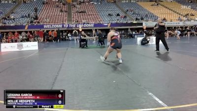 191 lbs Semis (4 Team) - Hollie Hedgpeth, Missouri Valley College vs Lexiana Garcia, Campbellsville University