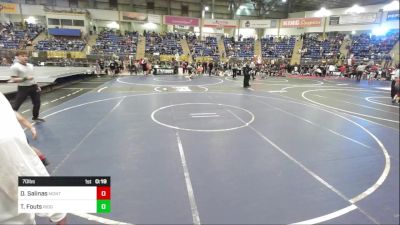 70 lbs Consi Of 8 #1 - David Salinas, Montrose Elite vs Titus Fouts, Ridge Wrestling Club