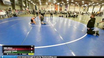 100 lbs Rd# 10- 4:00pm Saturday Final Pool - Ben Ziola, Dynasty Death Row vs Jiovanni Tovar, Minion Black