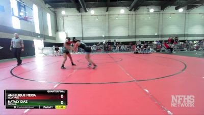 110 lbs Quarterfinal - Nataly Diaz, Sultana vs Angelique Mexia, Villa Park