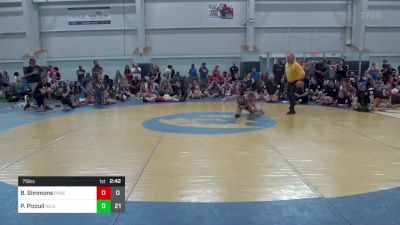 75 lbs Pools - Breslyn Simmons, Phoenix W.C. vs Payton Pizzuli, NE United (OH)