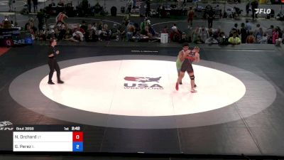 160 lbs Cons 64 #2 - Nick Orchard, Utah vs Gabino Perez, Illinois