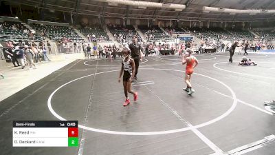 67 lbs Semifinal - Kingston Reed, Pin-King All Stars vs Daxton Deckard, R.A.W.