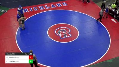 117 lbs Round Of 16 - Davion Edmond, Diocese Of Erie vs Lane Richey, Connellsville