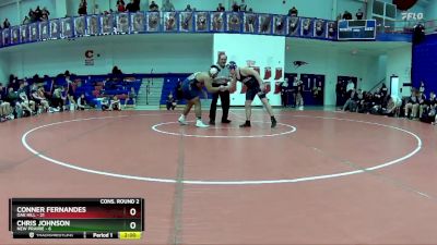 285 lbs Semis & Wb (16 Team) - Conner Fernandes, Oak Hill vs Chris Johnson, New Prairie