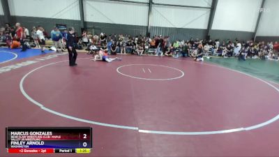 157 lbs Quarterfinal - Marcus Gonzales, Bear Claw Wrestling Club- Maple Valley Jr Wrestling vs Finley Arnold, Washington