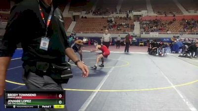 D3-106 lbs Champ. Round 1 - Brody Townsend, Mingus Union vs Jovanni Lopez, San Tan Foothills