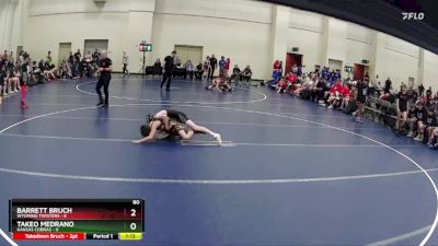 80 lbs Finals (8 Team) - Takeo Medrano, Kansas Cobras vs Barrett Bruch, Wyoming Twisters