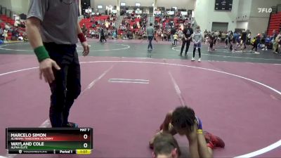 65 lbs Semifinal - Marcelo Simon, Alabama Takedown Academy vs Wayland Cole, Alpha Elite