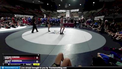 182 lbs Round 4 (16 Team) - Logan Corona, SCVWA vs Grant Anderson, SAWA