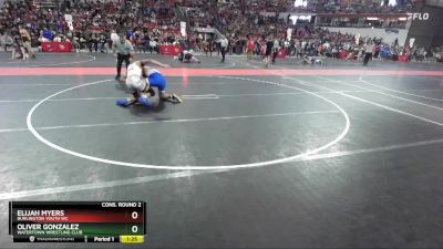 175 lbs Cons. Round 2 - Oliver Gonzalez, Watertown Wrestling Club vs Elijah Myers, Burlington Youth WC