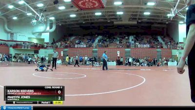 70 lbs Cons. Round 3 - Karson Keevers, Franklin Central Wrestling Clu vs Maesyn Jones, Northfield