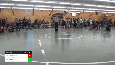 115 lbs Semifinal - Braiden Salter, Ontario vs Ashton Kriss, Richland