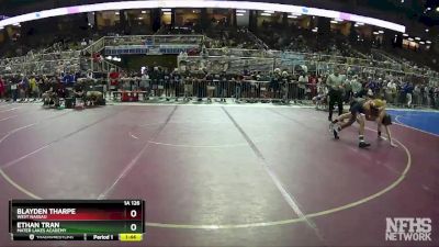 1A 126 lbs Champ. Round 1 - Ethan Tran, Mater Lakes Academy vs Blayden Tharpe, West Nassau