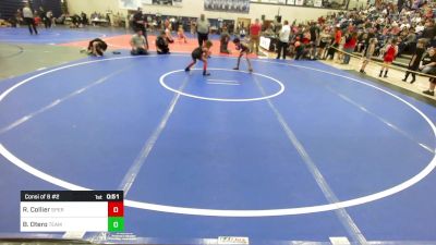 70 lbs Consi Of 8 #2 - Ryker Collier, Sperry Wrestling Club vs Brayden Otero, Team Tulsa Wrestling Club