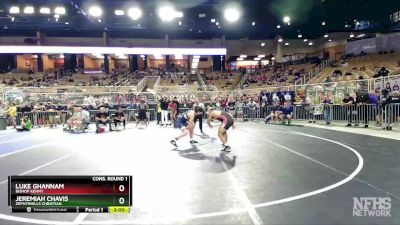 1A 170 lbs Cons. Round 1 - Jeremiah Chavis, Zephyrhills Christian vs Luke Ghannam, Bishop Kenny