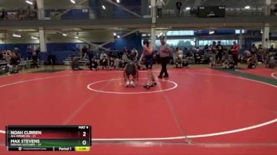 110 lbs Round 1 (16 Team) - Max Stevens, Indiana Outlaws vs Noah Curren, All American