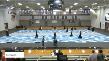 Oak Ridge HS at 2021 TCGC Color Guard Area Finale - North