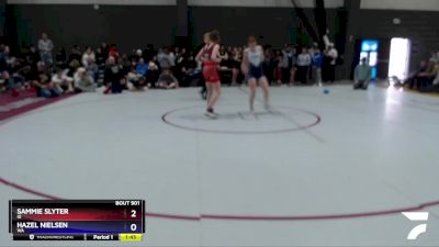 124 lbs Cons. Round 2 - Sammie Slyter, ID vs Hazel Nielsen, WA